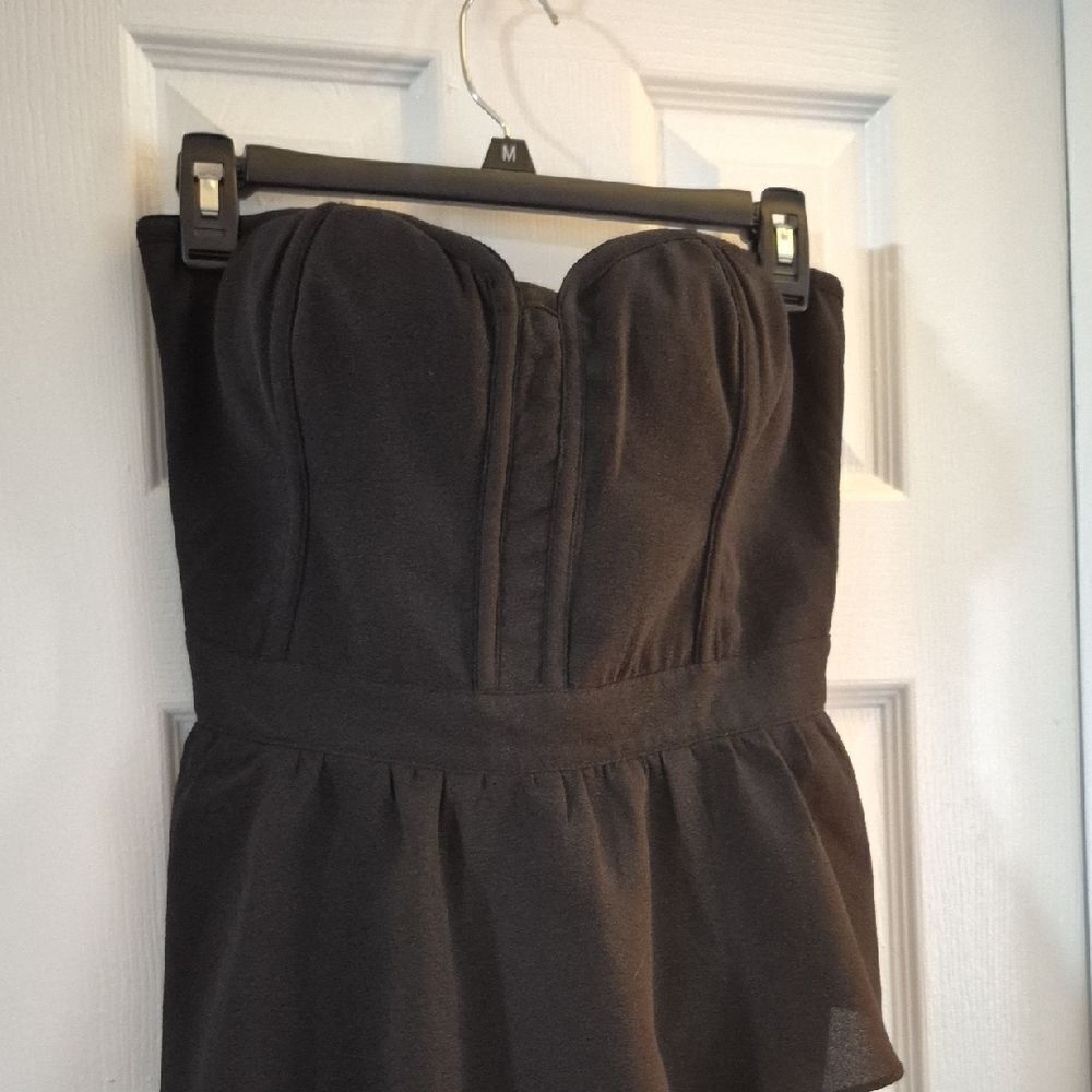 ♡♡♡ URBAN OUTFITTERS Elegant Black Strapless Dress